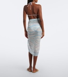 Pucci Orchidee cotton beach cover-up
