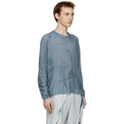 Saul Nash SSENSE Exclusive Blue See Me From Afar Illusion Long Sleeve T-Shirt