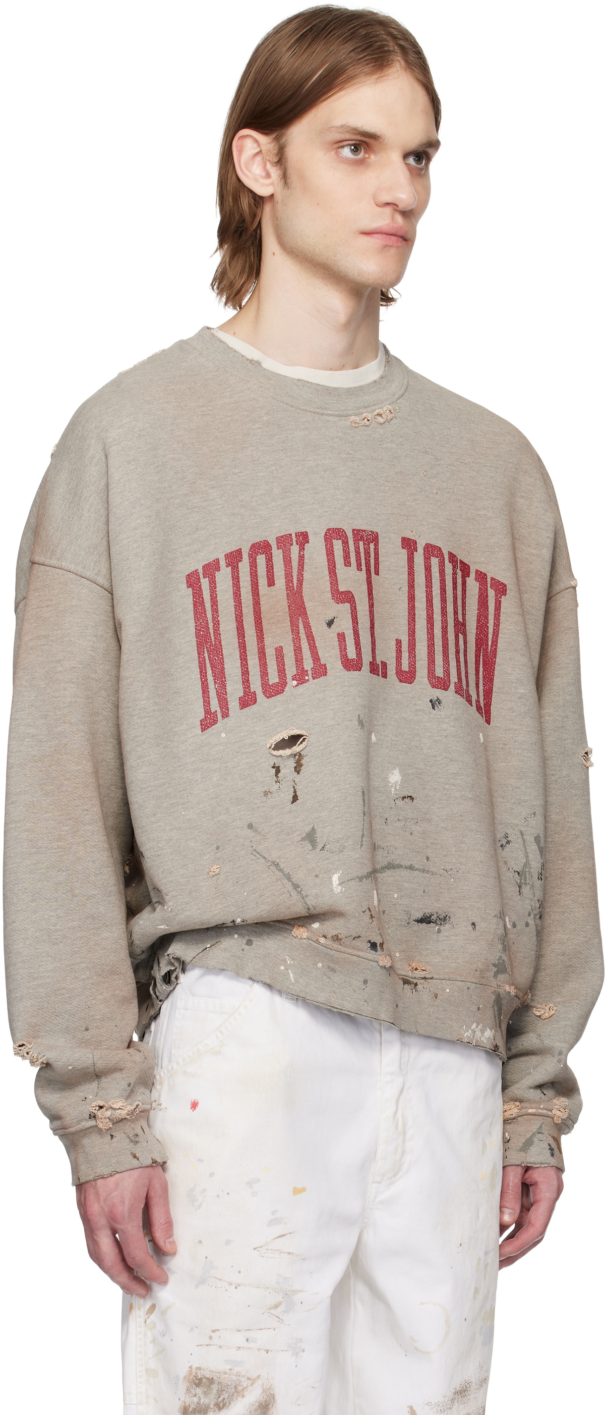 PALY Gray 'Nick St. John' Sweatshirt