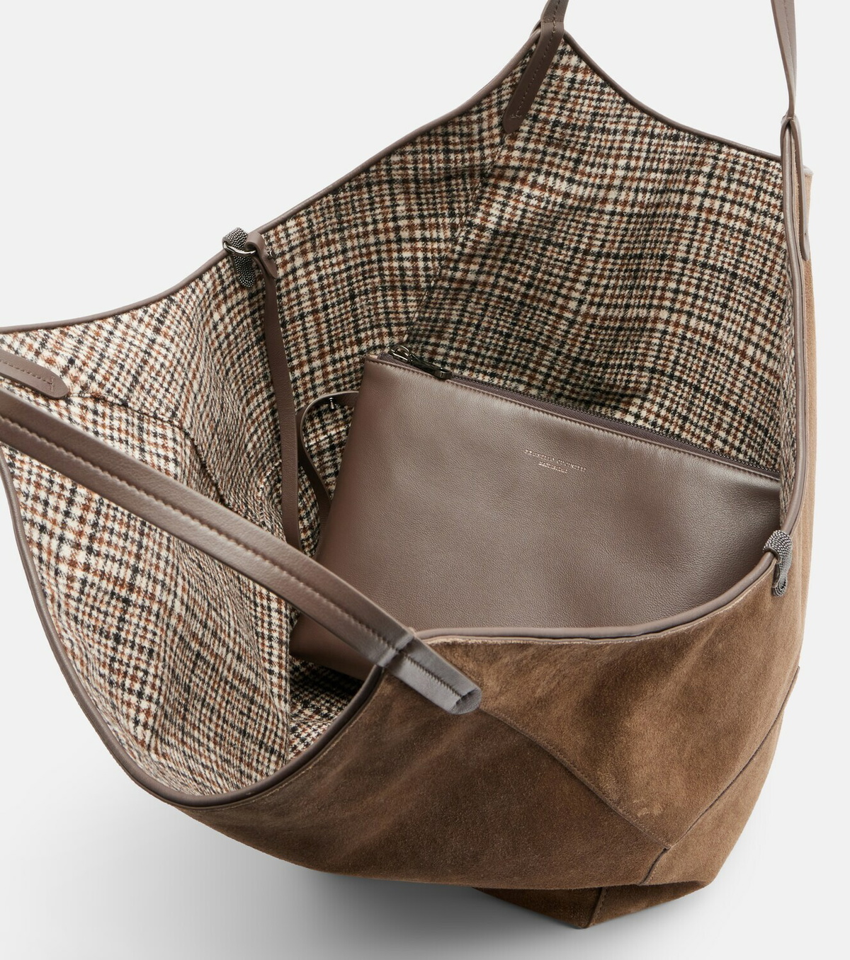 Brunello Cucinelli Medium suede tote bag