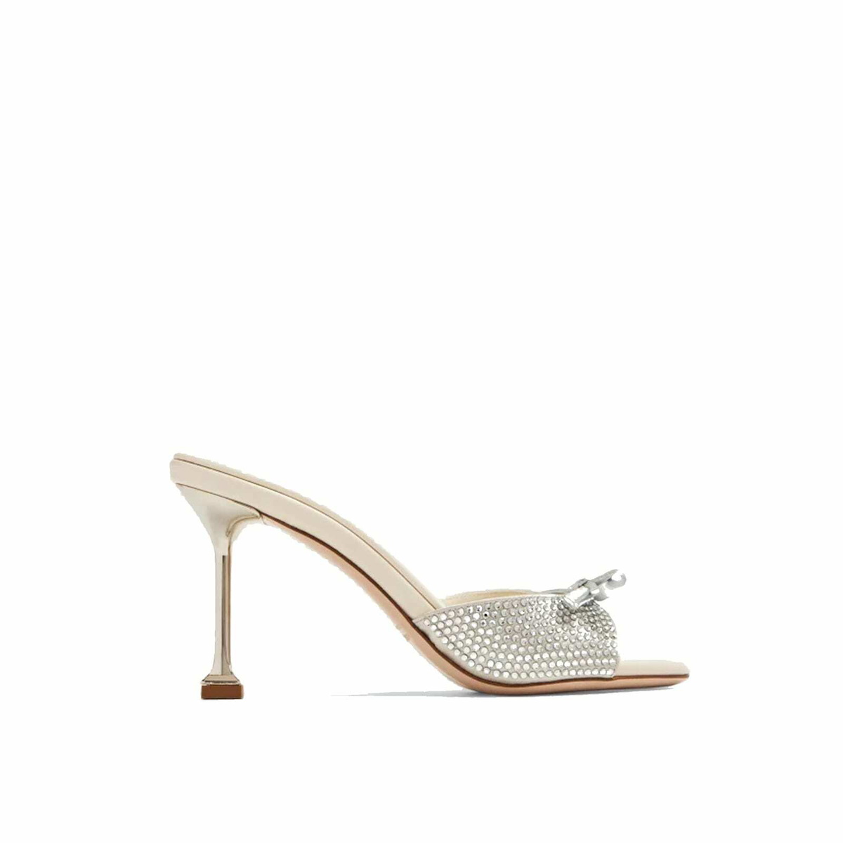 Miu Miu Silver Cube Heeled Sandals Miu Miu Miu Miu Silver Cube Heeled Sandals Miu Miu