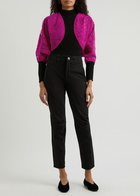 High Joyful Cropped Lace Cardigan Pink