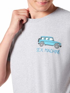 MC2 Saint Barth Man Heavy Cotton T-shirt With Sex Machine Embroidery