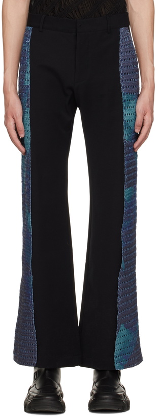 Photo: PONDER.ER SSENSE Exclusive Navy Jolt Trousers
