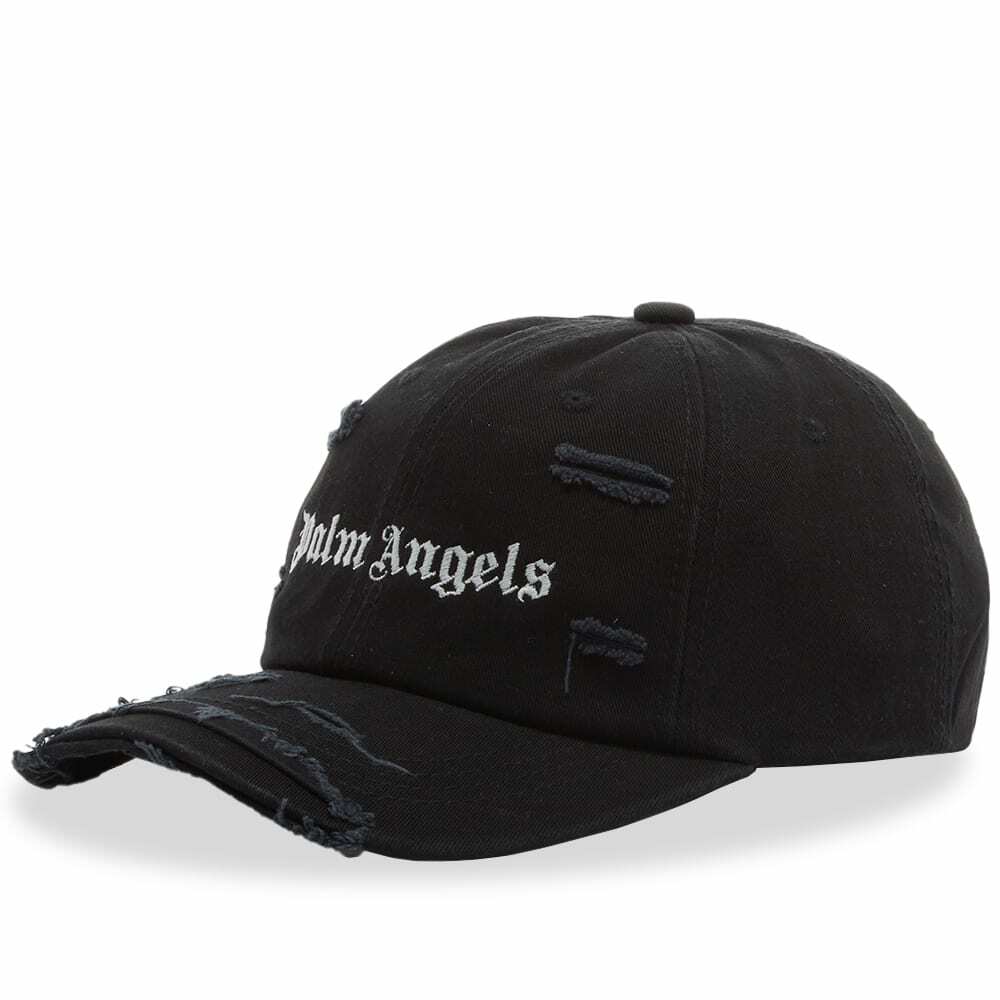 Palm Angels Ripped Logo Cap Palm Angels