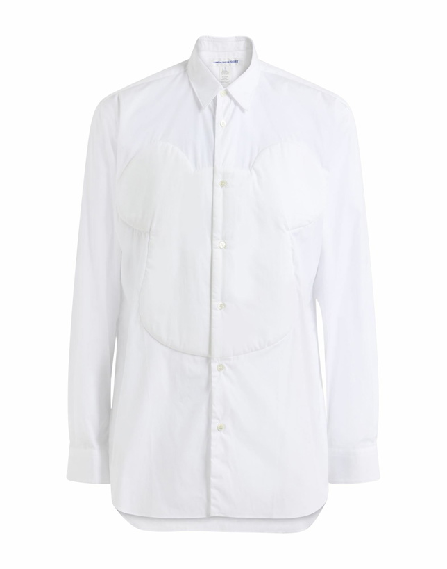 Photo: Comme Des Garçons Shirt Mens Shirt in White