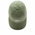 Nike Men's Futura Washed H86 Cap in Oil Green/White