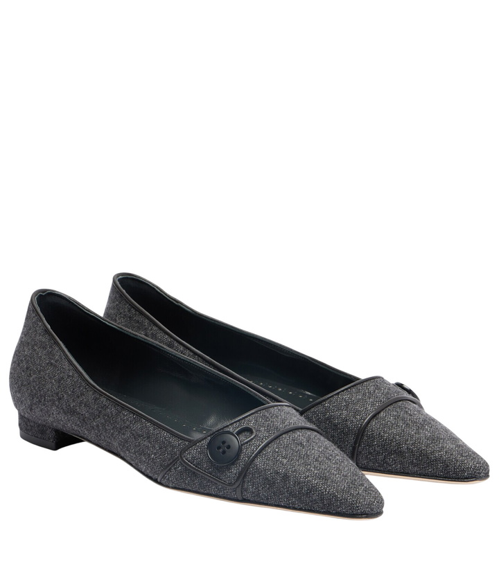 Photo: Manolo Blahnik Lulamae ballet flats