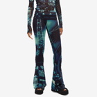 Jean Paul Gaultier Women's Pigalle Print Mesh Trousers in Multi