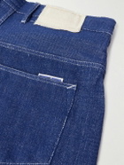 Story mfg. - Lush Wide-Leg Pleated Organic Jeans - Blue