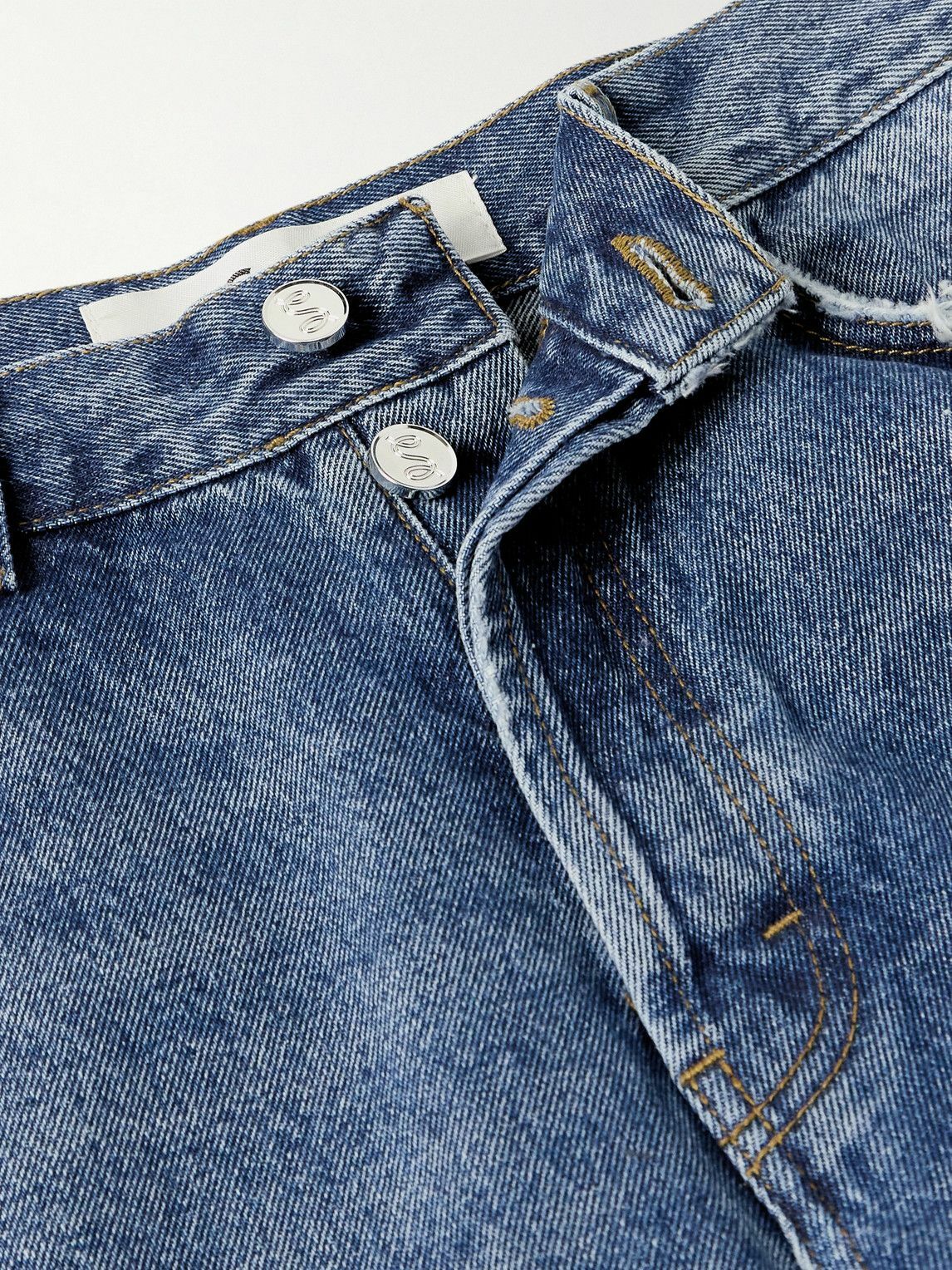 Séfr - Straight-Leg Distressed Jeans - Blue