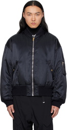 FUMITO GANRYU Navy 2Way MA-1 Bomber Jacket