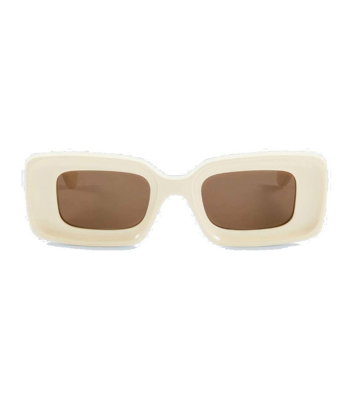 Photo: Loewe Anagram rectangular sunglasses