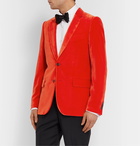 Paul Smith - Red Soho Slim-Fit Velvet Tuxedo Jacket - Red