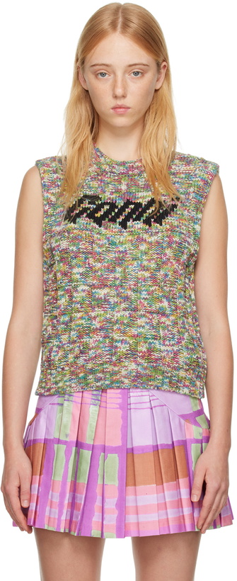 Photo: GANNI Multicolor Rope Vest