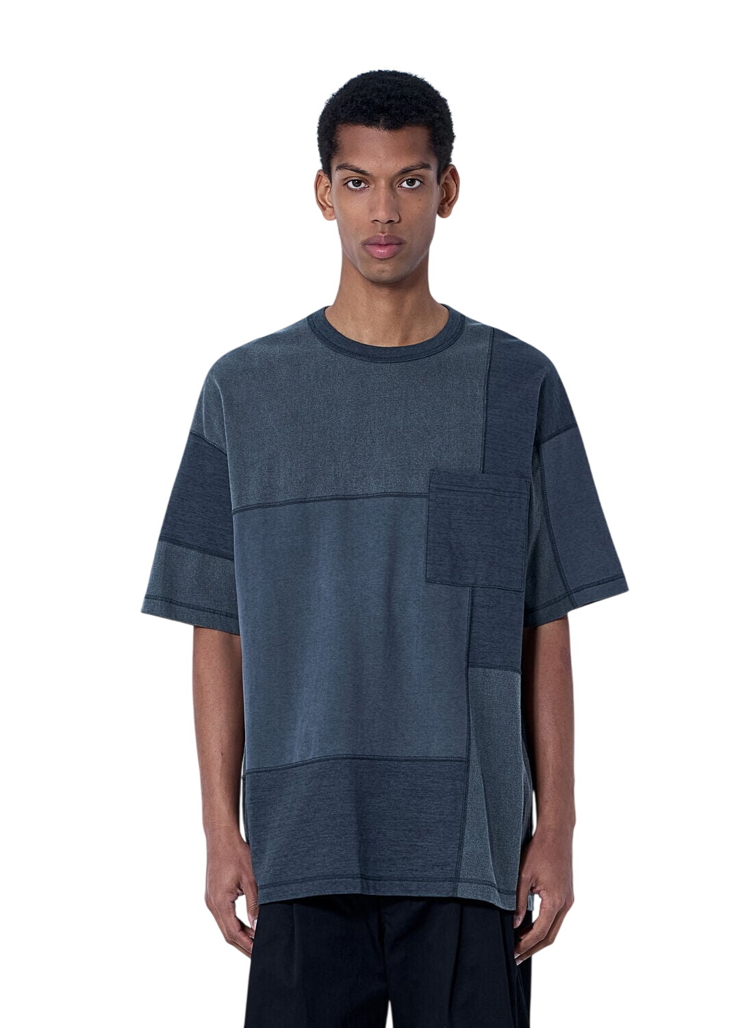 Comme des Garçons Homme Men's Dyed Pocket T-Shirt in White Comme