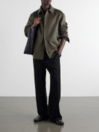 Mr P. - Wool and Cashmere-Blend Overshirt - Green