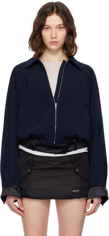 Photo: We11done Navy Waist Jacket