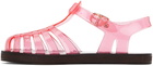 Ancient Greek Sandals Pink Homeria Jelly Sandals