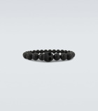 McQueen Skull beaded resin bracelet