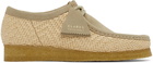 Clarks Originals Beige Raffia Wallabee Derbys