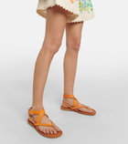 Zimmermann Leather thong sandals