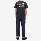 Boys Own Men's Classic Junior Logo Print T Shirt in Black