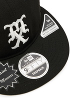Saint Mxxxxxx X New Era Logo Cotton Snapback cap - Black - One Size