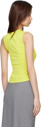 FLORE FLORE Green Esmé Tank Top
