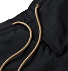 Thorsun - Mid-Length Printed Swim Shorts - Black