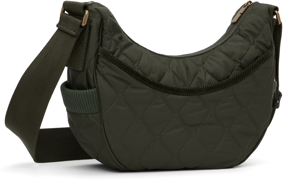Burberry Green Clifton Horseshoe Crossbody Bag​