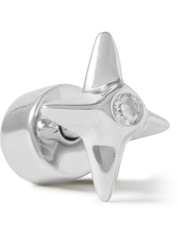 Photo: Maria Black - Star 14-Karat White Gold Diamond Single Earring