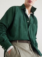 Hartford - Paul Cotton-Corduroy Shirt - Green