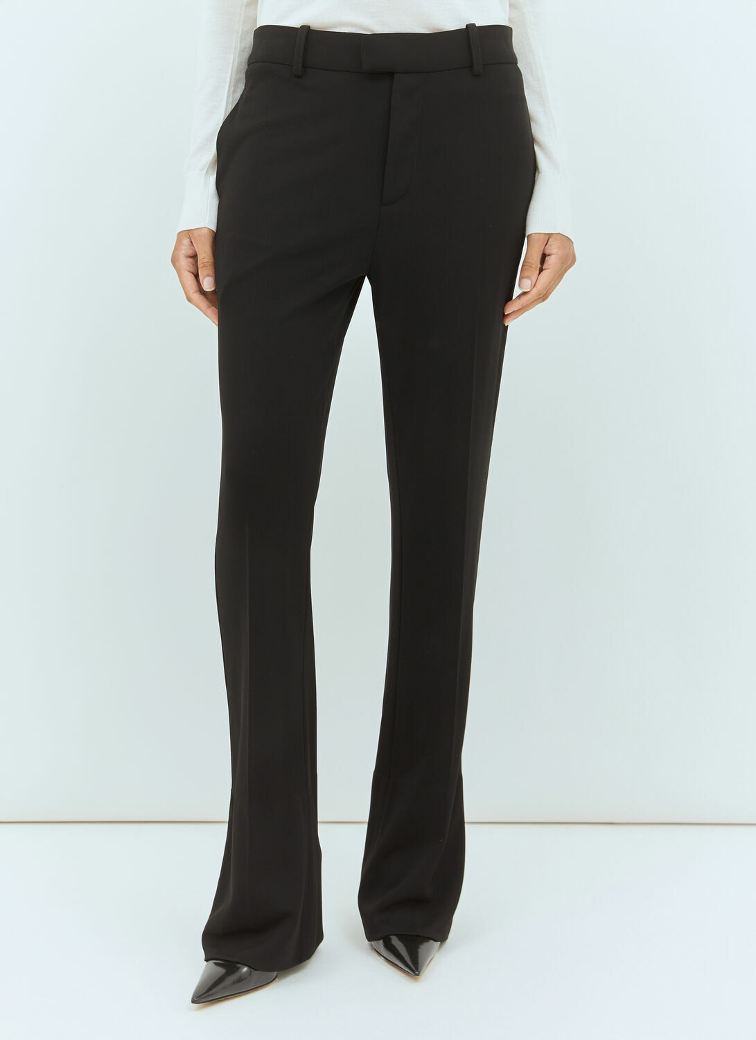 Bottega Veneta Matt Flared Pants