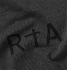 RtA - 25 Logo-Print Cotton-Jersey T-Shirt - Gray
