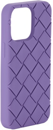 Bottega Veneta Purple Intreccio iPhone 13 Pro Case