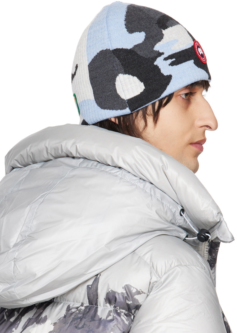 kidsuper ビーニー KidSuper - Blue & Gray Arctic Disc Beanie