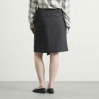 mfpen Women's Reworked Skirt in Dark Grey Tropical Wool