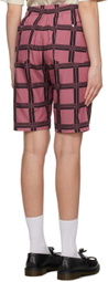 NEEDLES Red Check Shorts