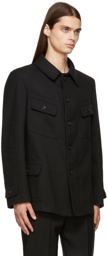 Maison Margiela Black Wool Kaban Jacket