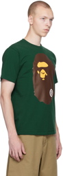 BAPE Green Big Ape Head T-Shirt