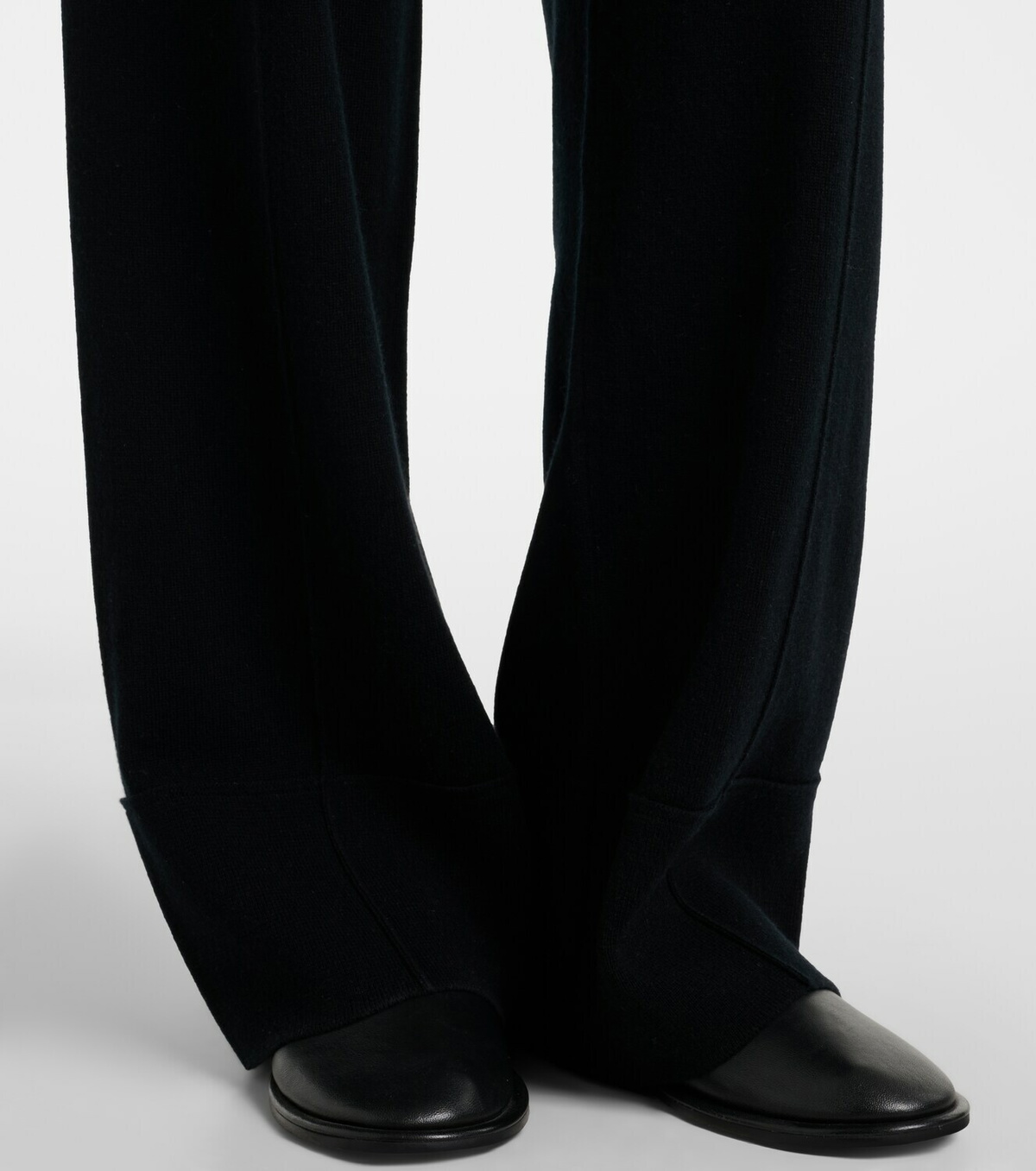 Jardin des Orangers Wool and cashmere wide-leg pants