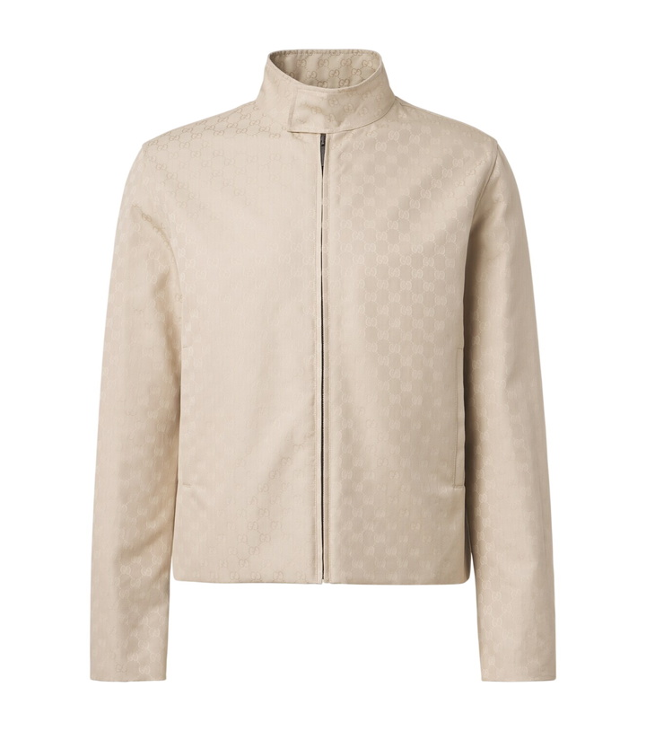 Photo: Gucci GG Canvas cotton jacket