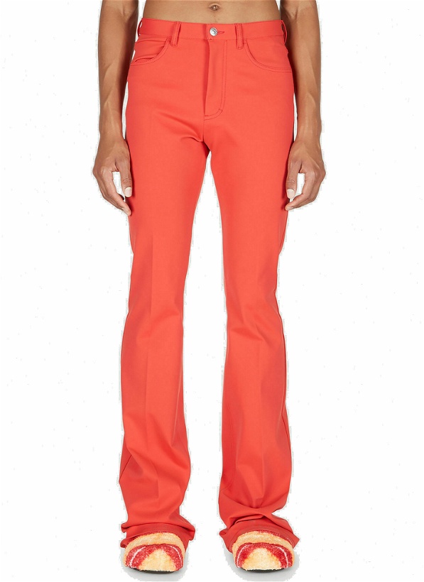 Photo: Marni - Fitted Flare Pants in Red