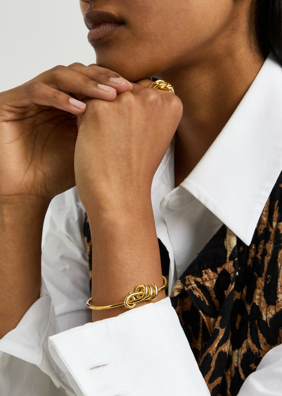 Completedworks Thread 18kt Gold Vermeil Cuff - One Size Completedworks Completedworks Thread 18kt Gold Vermeil Cuff - One Size Completedworks