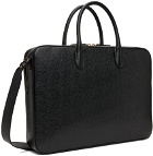 Thom Browne Black Leather Briefcase