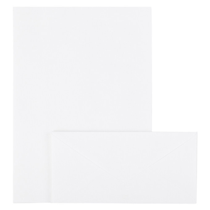 Photo: Maison Margiela SSENSE Exclusive White Line 13 Cotton Letter Stationery Set