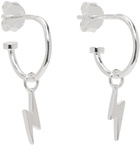 Stolen Girlfriends Club Silver Bolt Anchor Earrings