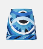 Pucci Printed silk miniskirt
