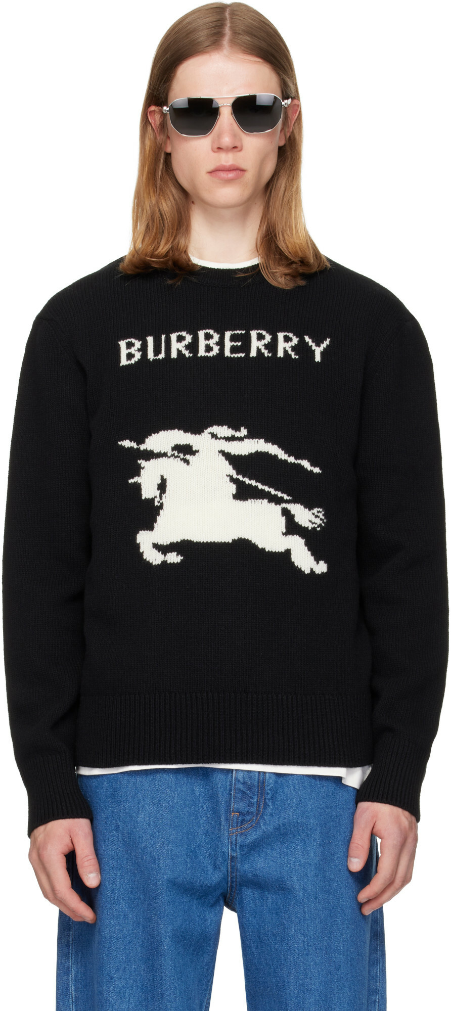Burberry - Vintage Check wool-blend sweater Burberry